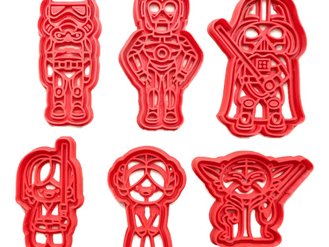Cortador De Galletas Star Wars - (pack 6 Unidades) 1