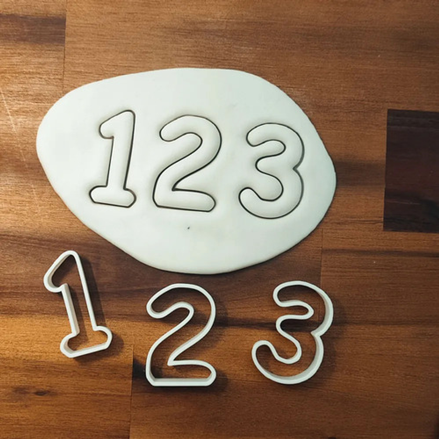 Cortador De Galletas - Números (pack 10 Unidades)