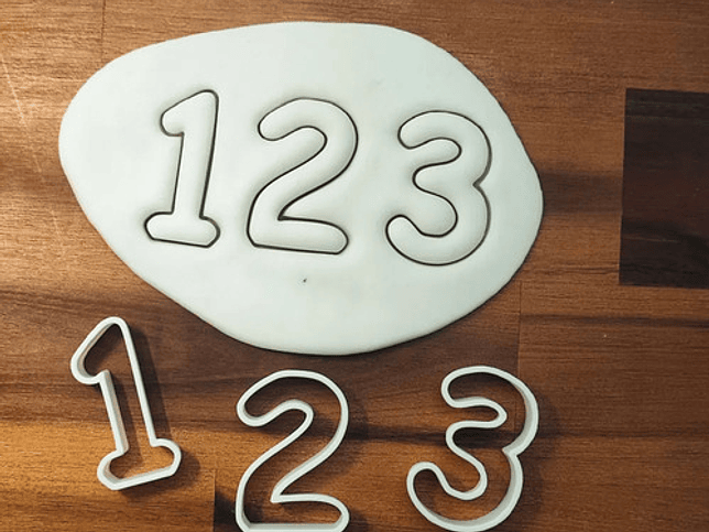 Cortador De Galletas - Números (pack 10 Unidades) 2