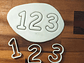Cortador De Galletas - Números (pack 10 Unidades) - Miniatura 2