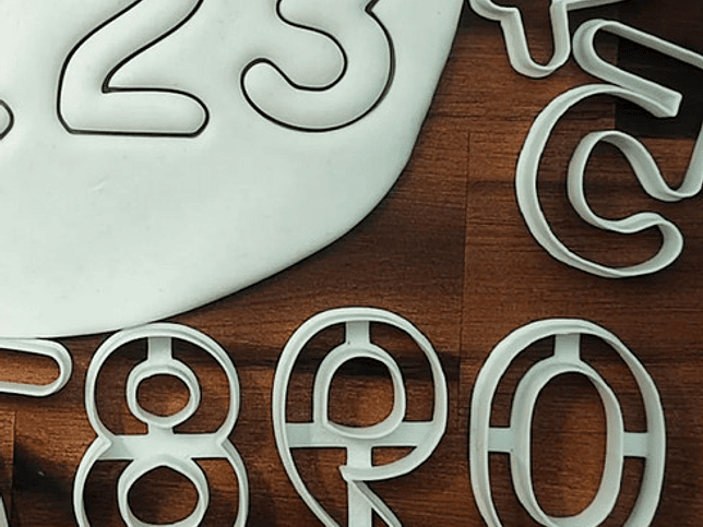 Cortador De Galletas - Números (pack 10 Unidades) 3