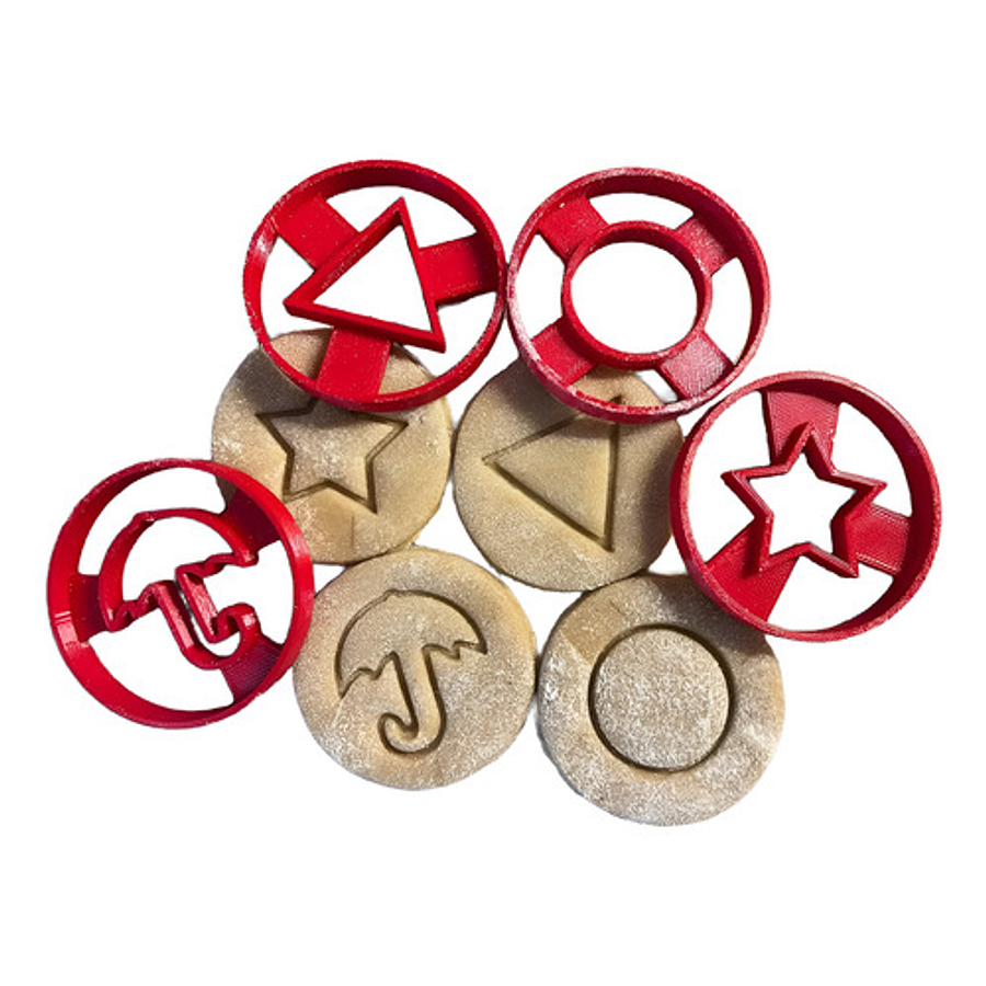 Cortador De Galletas Juego Del Calamar - (pack 4 Unidades)
