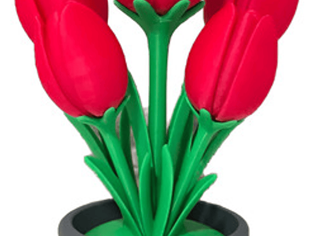 Figura Decorativa Ramo De Tulipanes 1