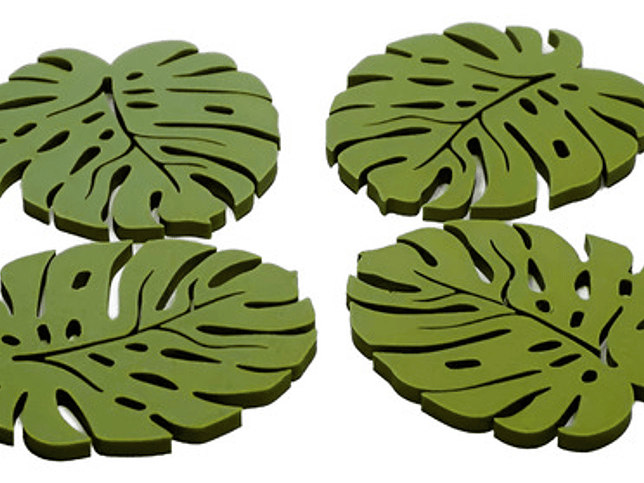 Posavasos Diseño Hojas 1