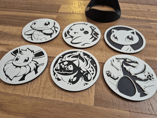 Posavasos Personajes Pokemón 3