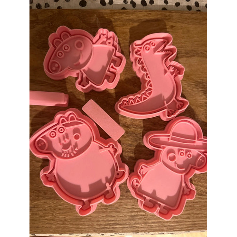Cortador De Galletas - Familia Peppa Pig (pack 5 Unidades)