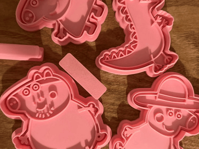 Cortador De Galletas - Familia Peppa Pig (pack 5 Unidades) 2