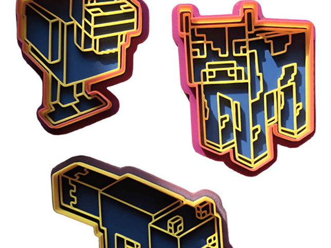 Cortador De Galletas Animales Minecraft - (pack 3 Unidades) 1