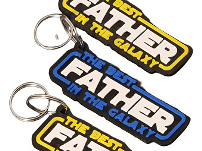 Llavero Día Del Padre -  El Mejor Padre De La Galaxia 1