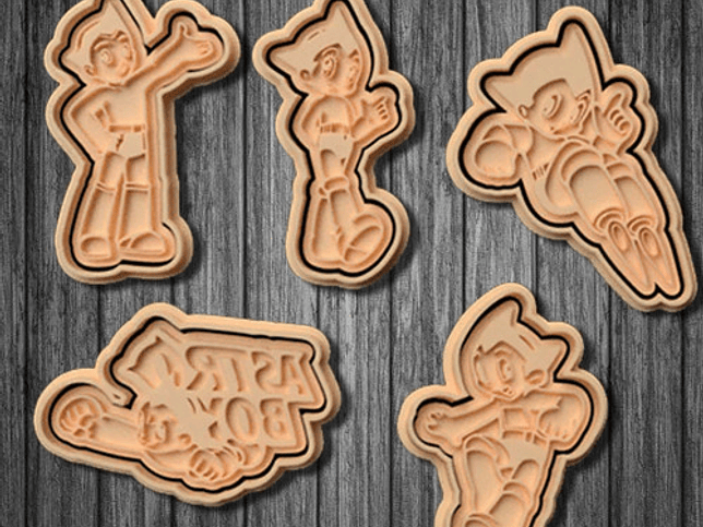 Cortador De Galletas - Astro Boy (pack 5 Unidades) 2