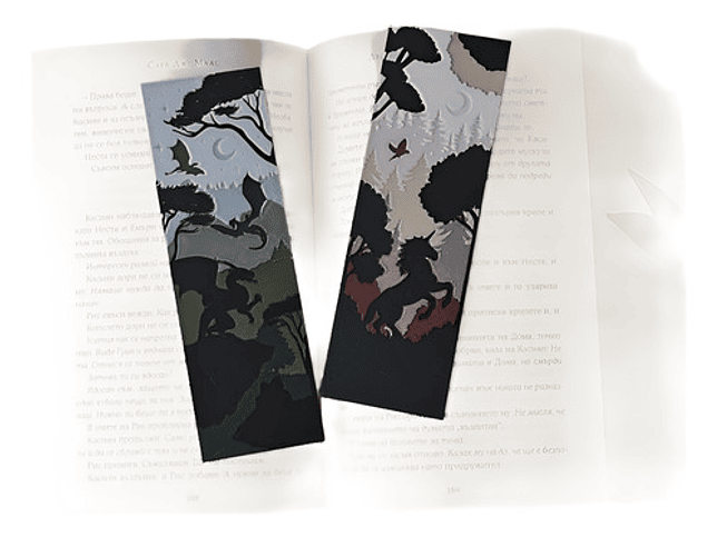 Marcapaginas - Diseño Fantasía (2 Unidades) 1