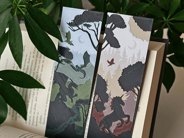 Marcapaginas - Diseño Fantasía (2 Unidades) 2