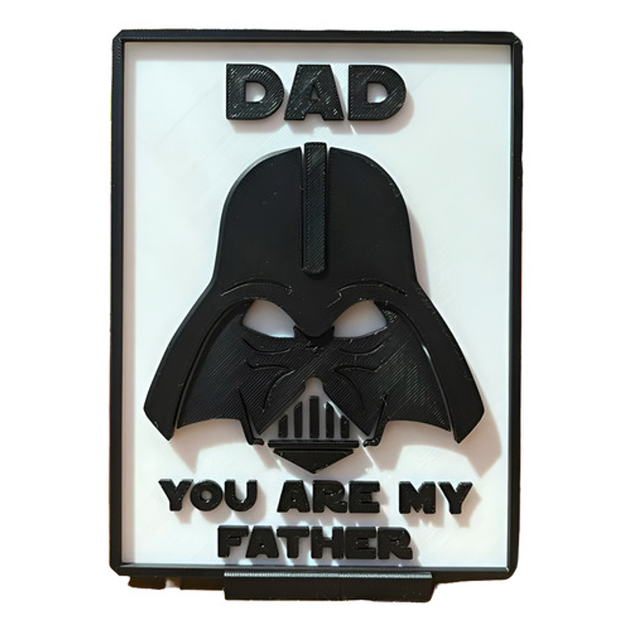 Cuadro Decorativo Día Del Padre (star Wars, Eres Mi Padre)