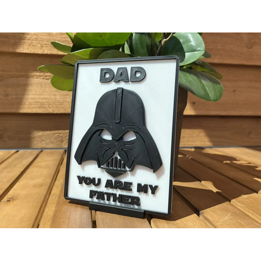 Cuadro Decorativo Día Del Padre (star Wars, Eres Mi Padre)