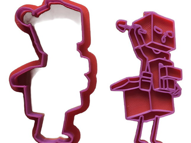 Cortador De Galletas Pollo Jinete Minecraft 1