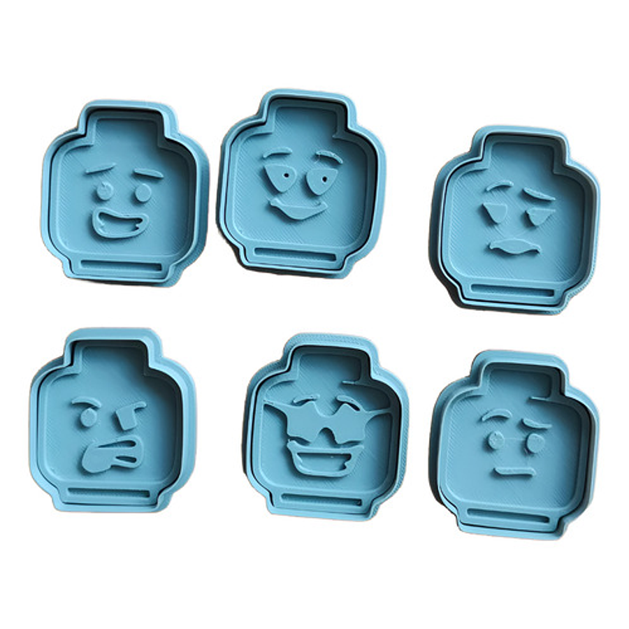 Cortador De Galletas Lego- (pack 6 Unidades)
