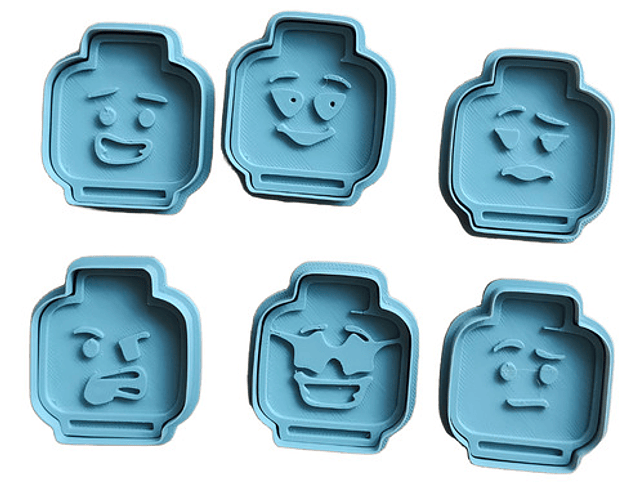 Cortador De Galletas Lego- (pack 6 Unidades) 1