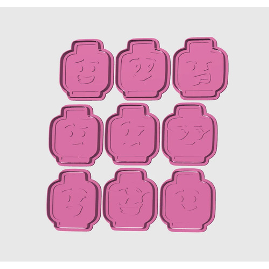 Cortador De Galletas Lego- (pack 6 Unidades)