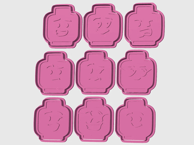 Cortador De Galletas Lego- (pack 6 Unidades) 2