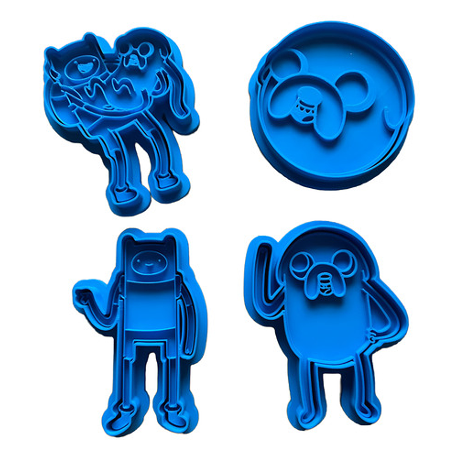 Cortador De Galletas Hora De Aventura - (pack 4 Unidades)