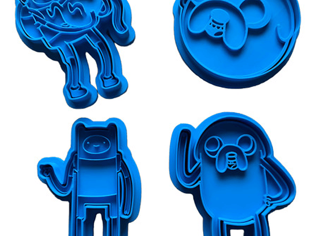 Cortador De Galletas Hora De Aventura - (pack 4 Unidades) 1