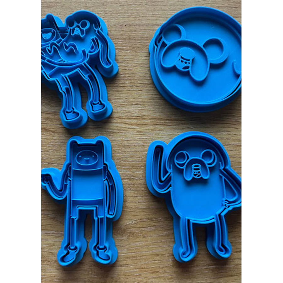 Cortador De Galletas Hora De Aventura - (pack 4 Unidades)