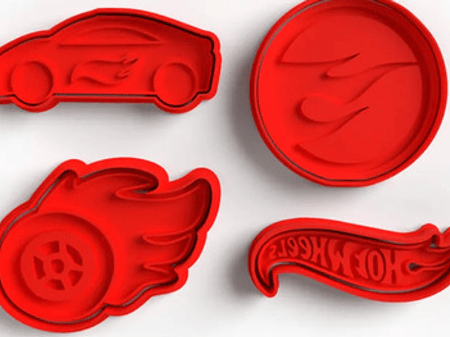 Cortador De Galletas Hotwheels 3