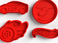 Cortador De Galletas Hotwheels - Miniatura 3