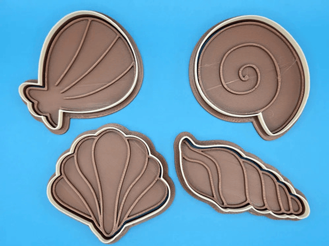 Cortador De Galletas - Tematica Marina (pack 4 Unidades) 3