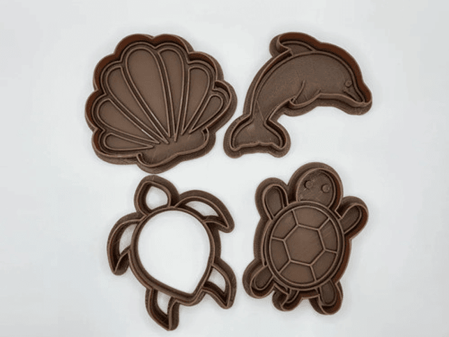 Cortador De Galletas - Tematica Marina (pack 4 Unidades) 11