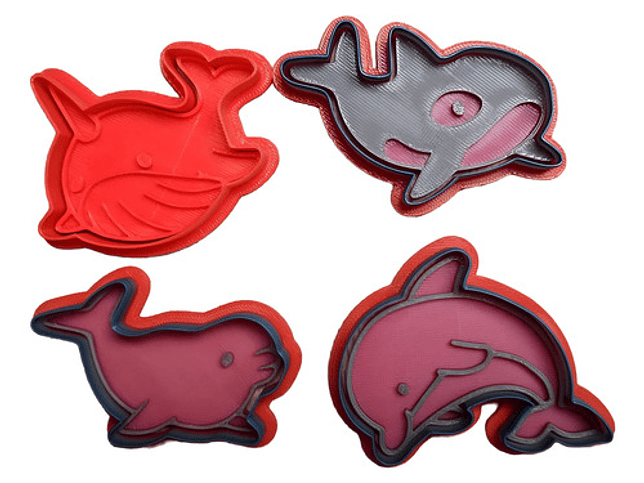 Cortador De Galletas - Tematica Marina (pack 4 Unidades) 13