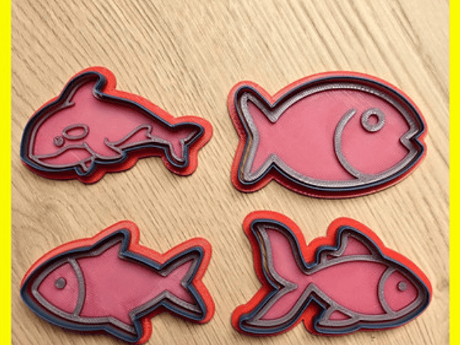 Cortador De Galletas - Tematica Marina (pack 4 Unidades) 17