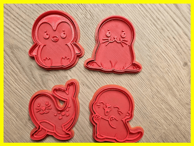 Cortador De Galletas - Tematica Marina (pack 4 Unidades) 24