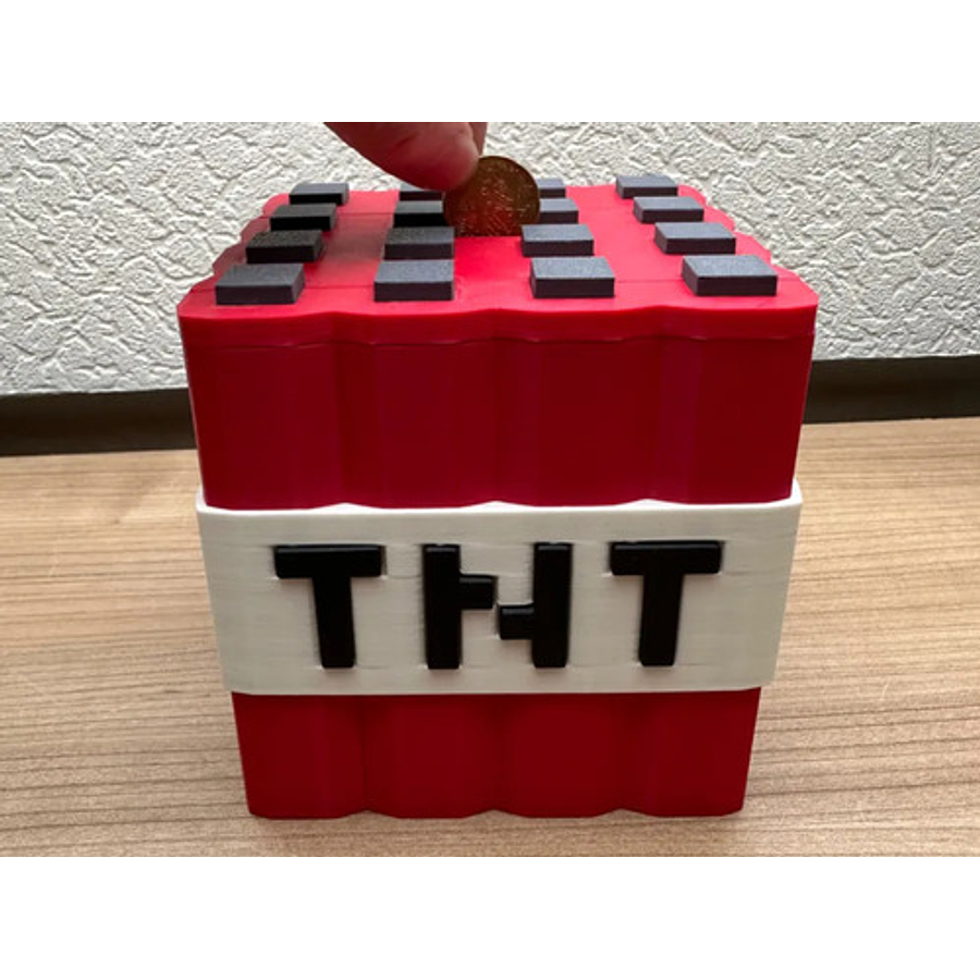Alcancía - Tnt Minecraft