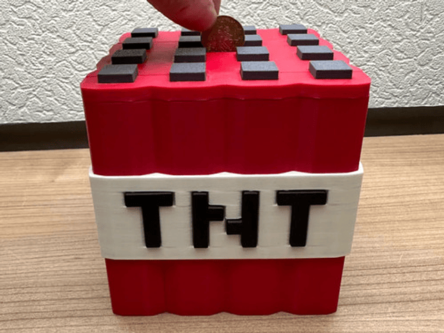 Alcancía - Tnt Minecraft 2