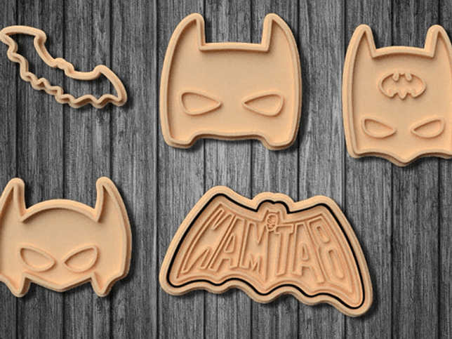 Cortador De Galletas - Batman (pack 5 Unidades) 2
