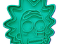 Cortador De Galletas Rick Y Morty - Miniatura 1