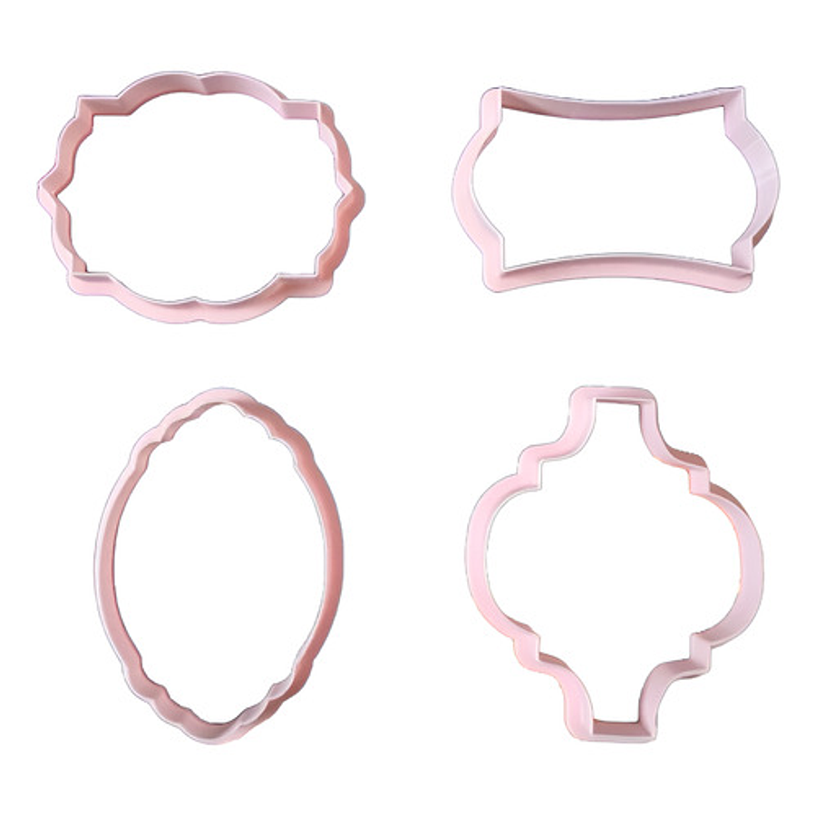 Cortador De Galletas - Marcos Y Formas (pack 4 Unidades)
