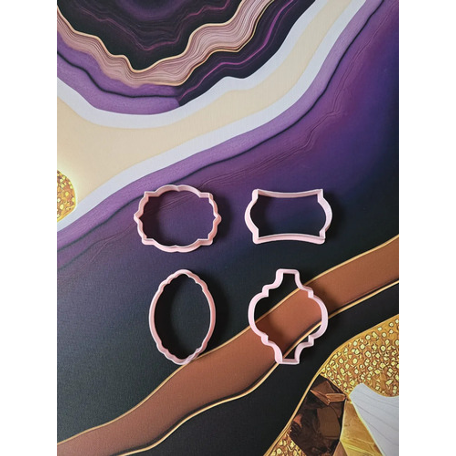 Cortador De Galletas - Marcos Y Formas (pack 4 Unidades)