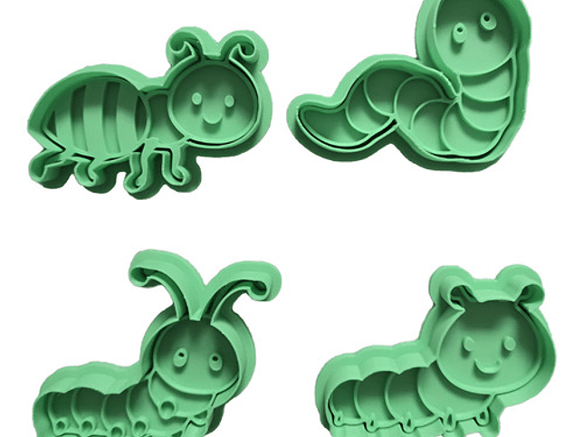 Cortador De Galletas - Insectos (pack 4 Unidades) 1