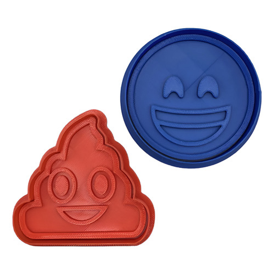 Cortador De Galletas - Emojis (pack 2 Unidades)