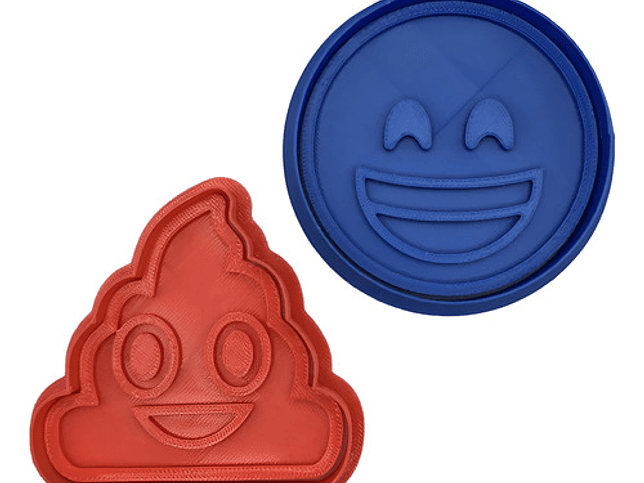 Cortador De Galletas - Emojis (pack 2 Unidades) 1