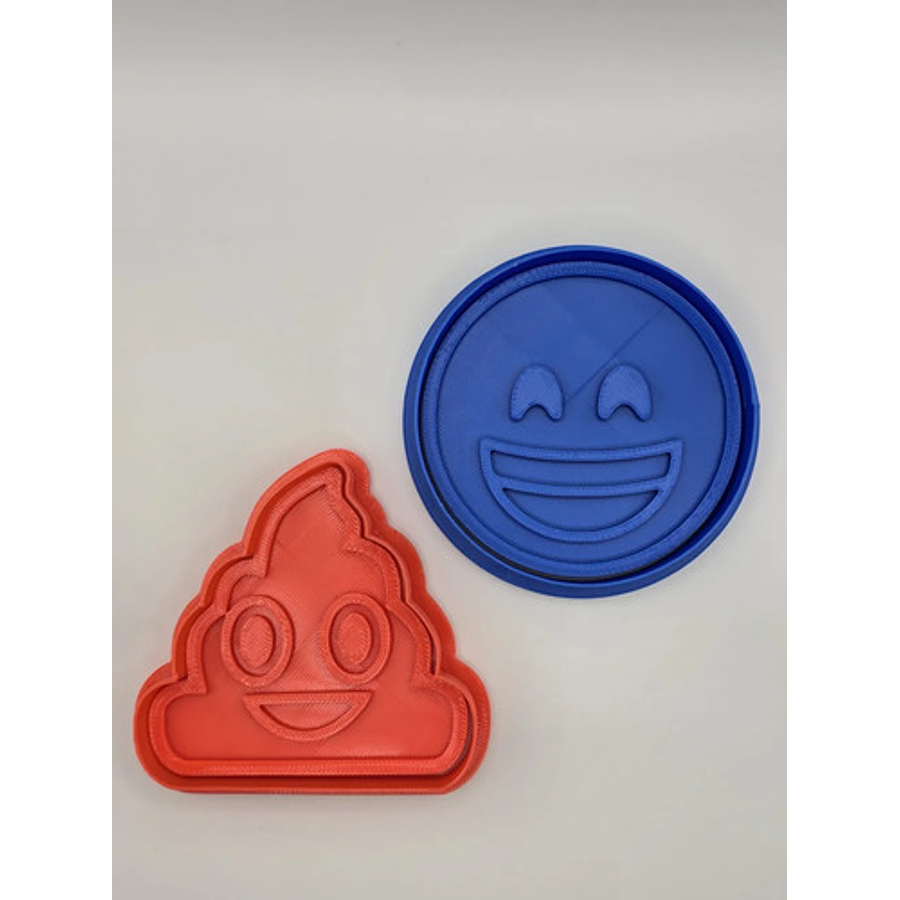 Cortador De Galletas - Emojis (pack 2 Unidades)