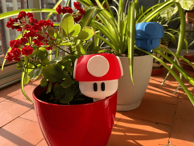 Globo De Riego Para Plantas - Hongo Mario Bros 3