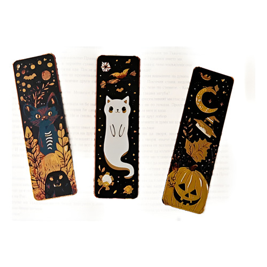Marcapáginas - Halloween (pack 3 Unidades)