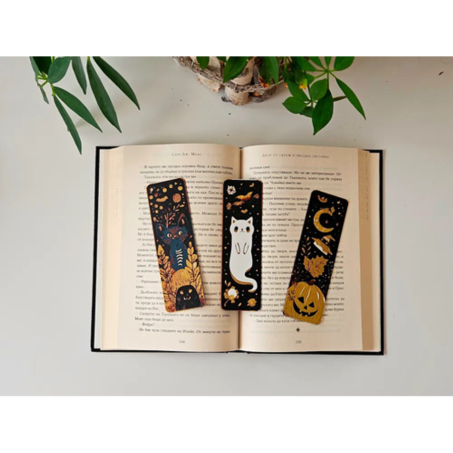 Marcapáginas - Halloween (pack 3 Unidades)