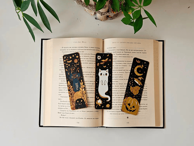 Marcapáginas - Halloween (pack 3 Unidades) 2