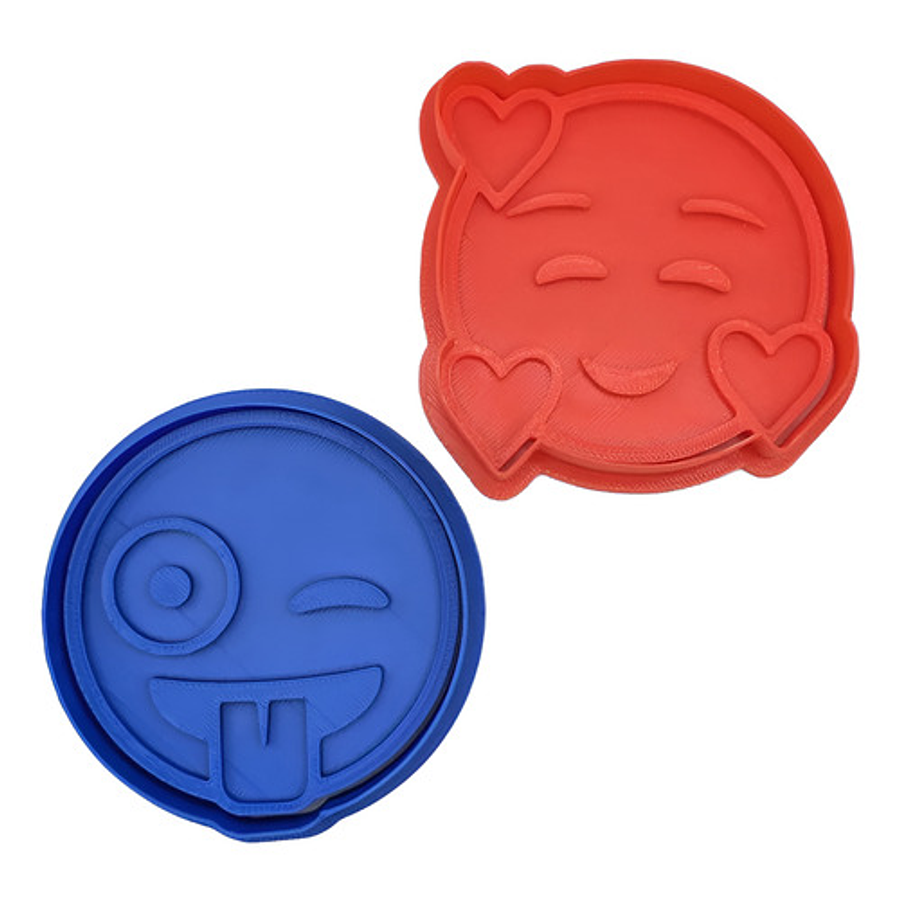 Cortador De Galletas - Emojis (pack 2 Unidades)