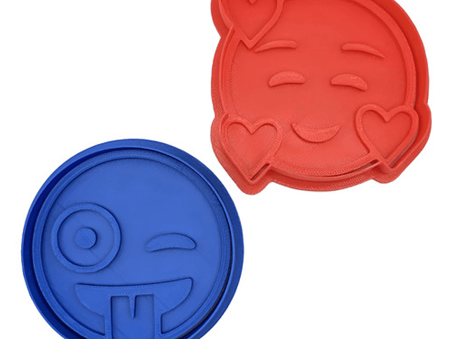 Cortador De Galletas - Emojis (pack 2 Unidades) 1