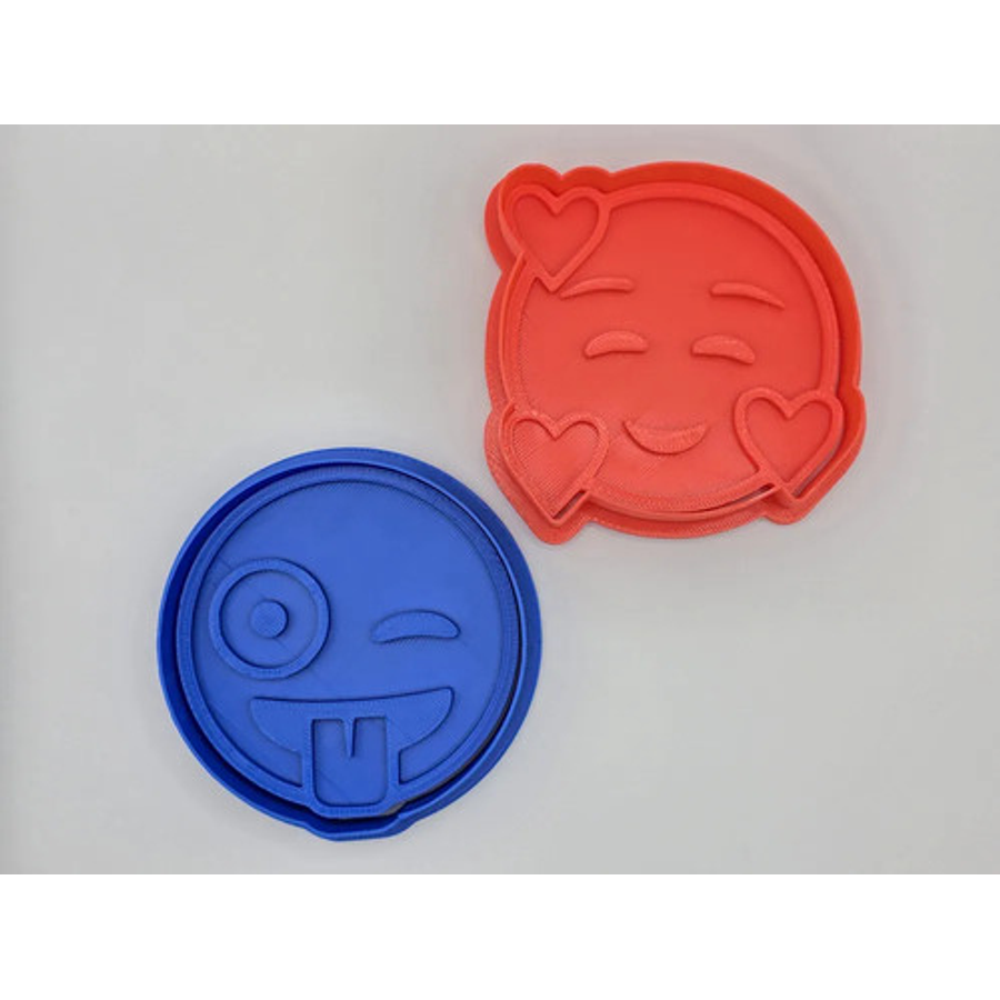 Cortador De Galletas - Emojis (pack 2 Unidades)